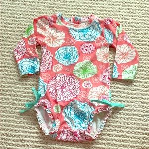 Ruffle Butts Rash Guard Swimsuit! Size 12-18mo